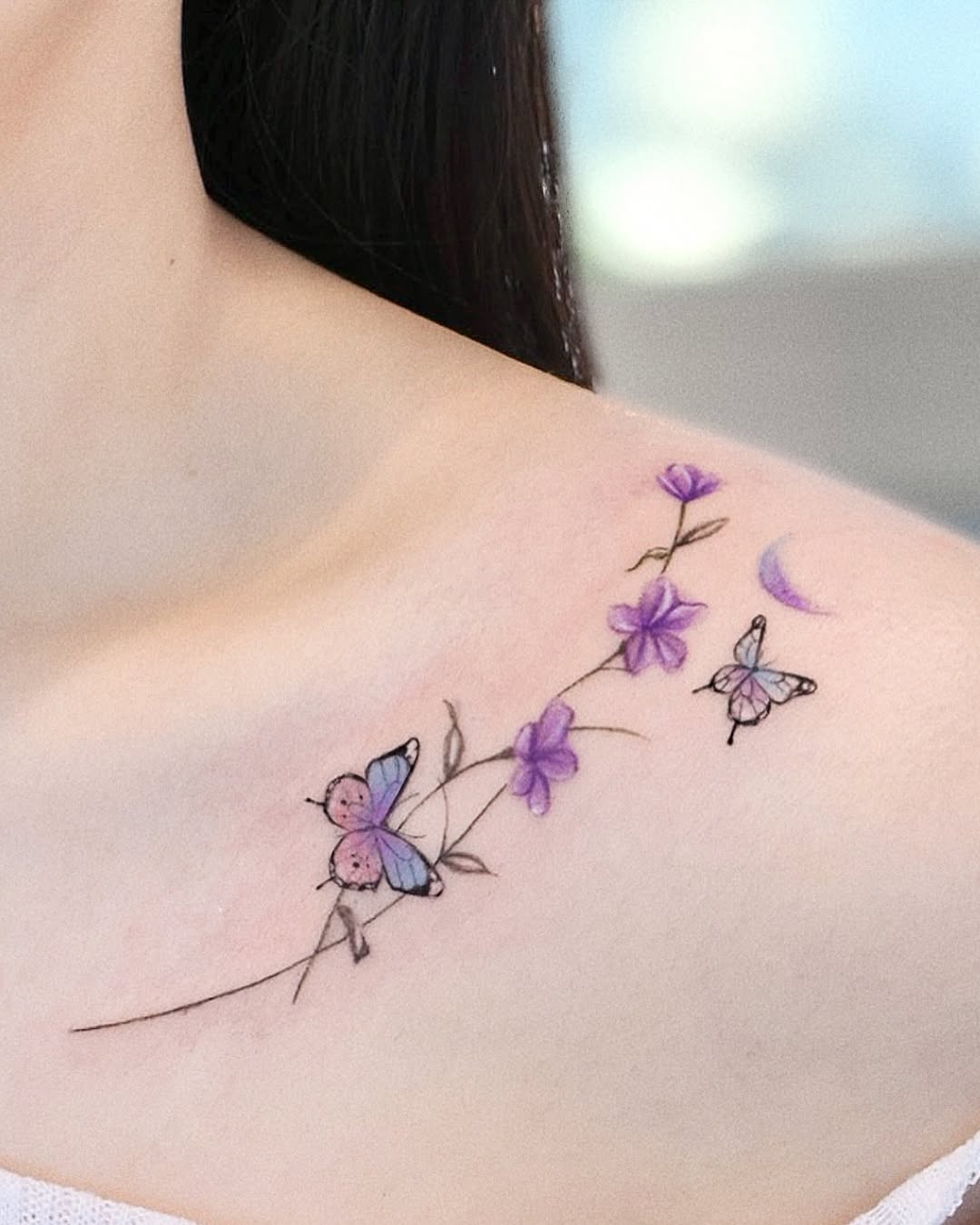 Tattoo by @morae_tattoo — fine_line, watercolor