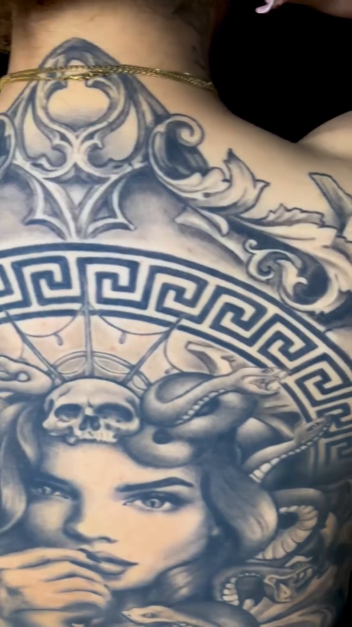Tattoo by @soft.grimm — realism, black_and_grey