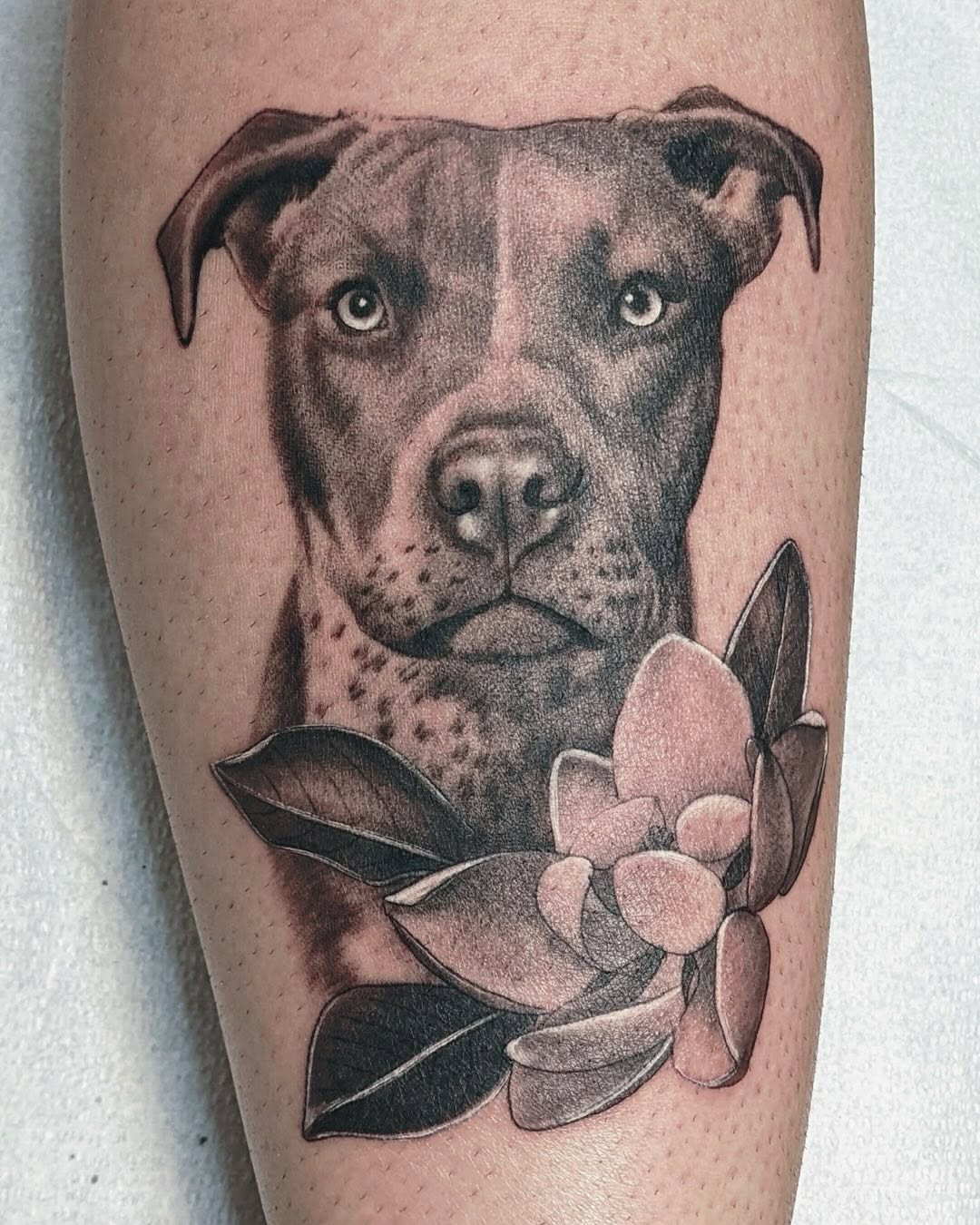 Tattoo by @robotattoos — realism, black_and_grey