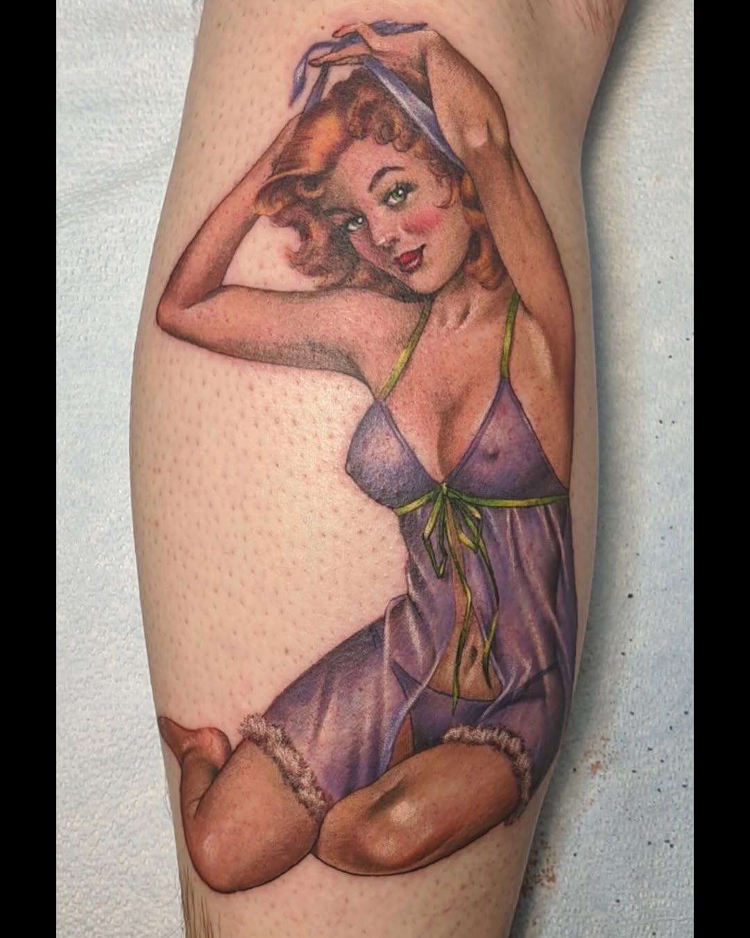 Tattoo by @robotattoos — realism, american_traditional