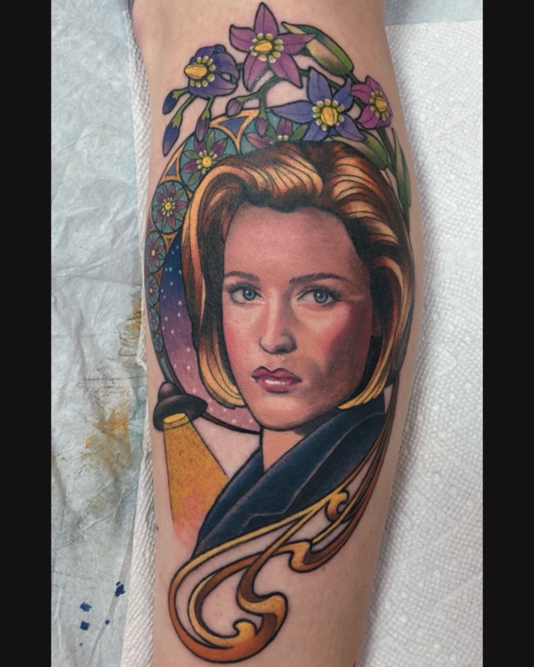 Tattoo by @robotattoos — realism, neo_traditional