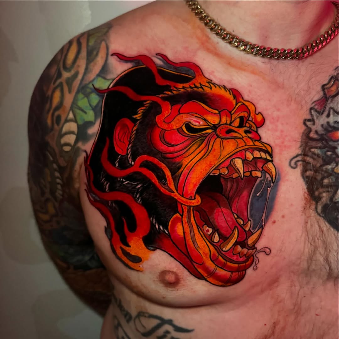 Tattoo by @jessewilliamstattoo — neo_traditional, blackwork