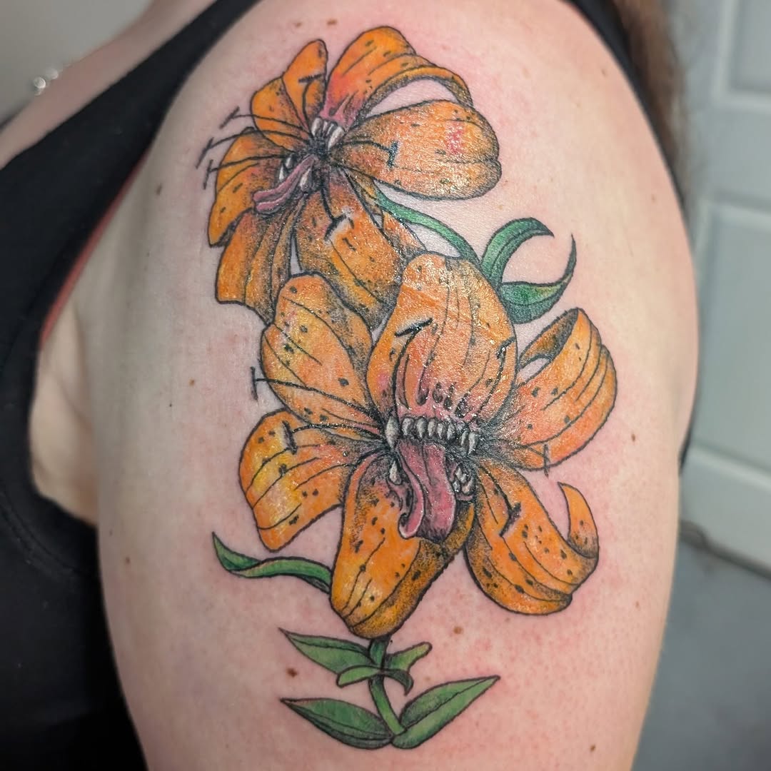 Tattoo by @druidloutattoo — illustrative, dark_realism