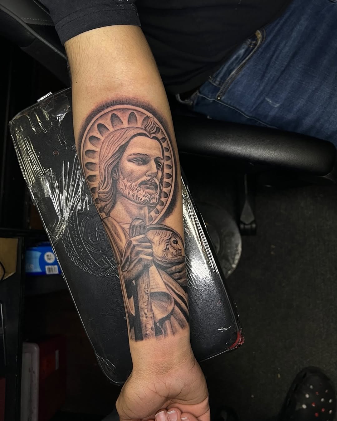 Tattoo by @jt_ink — realism, black_and_grey