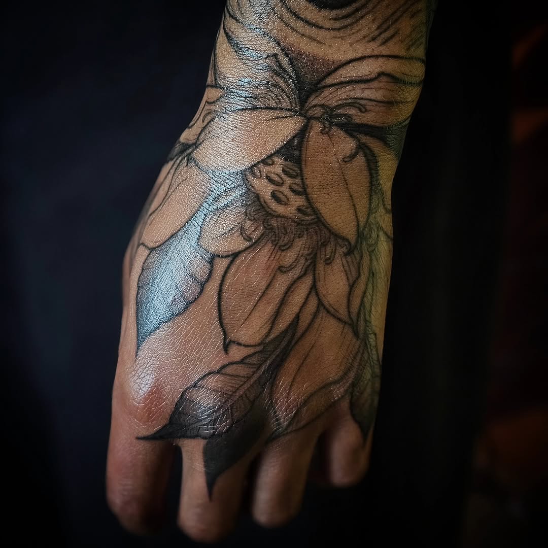 Tattoo by @doveandtoad — black_and_grey, realism
