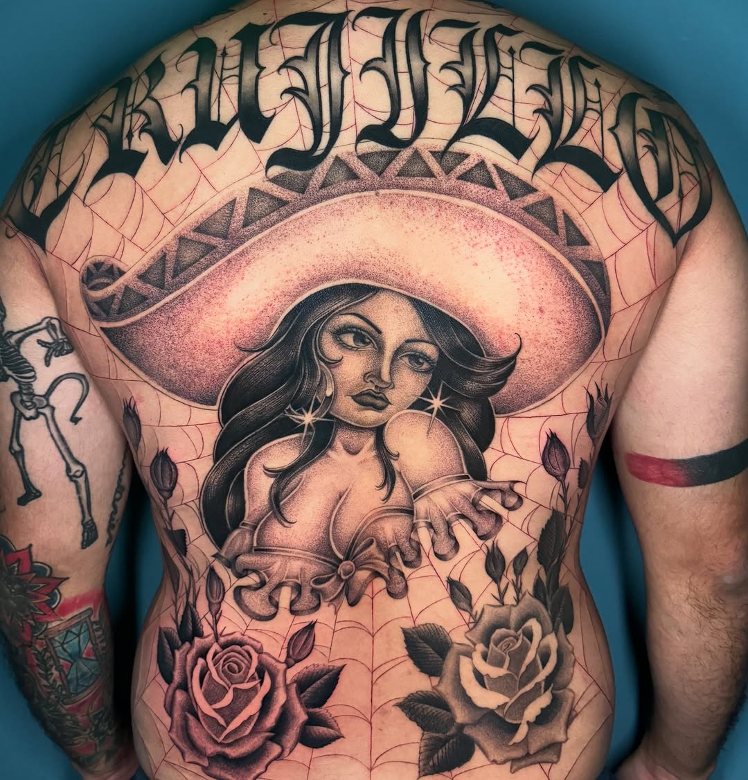 Tattoo by @aintnothinbutagthang817 β chicano, lettering_script