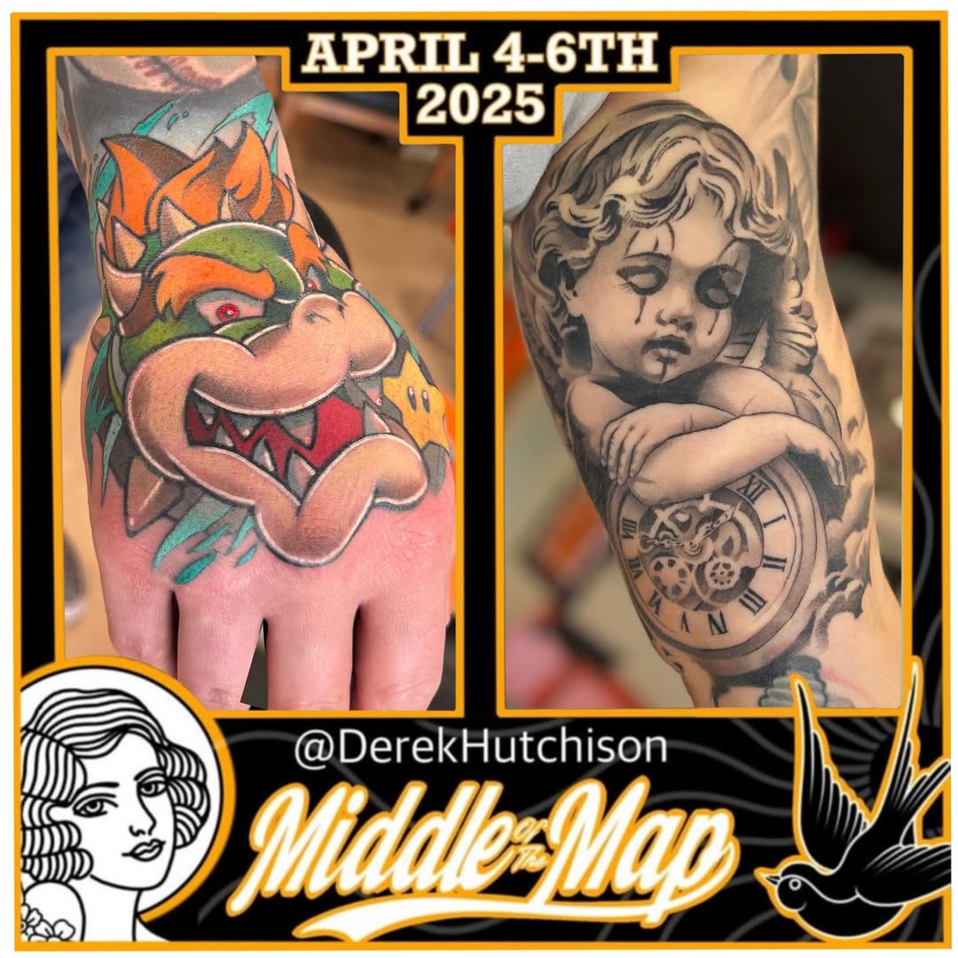 Tattoo by @derekhutchison — new_school, black_and_grey