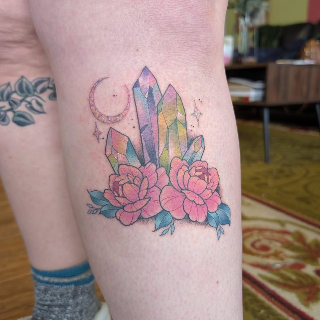 Tattoo by @randi.ink — fine_line, watercolor