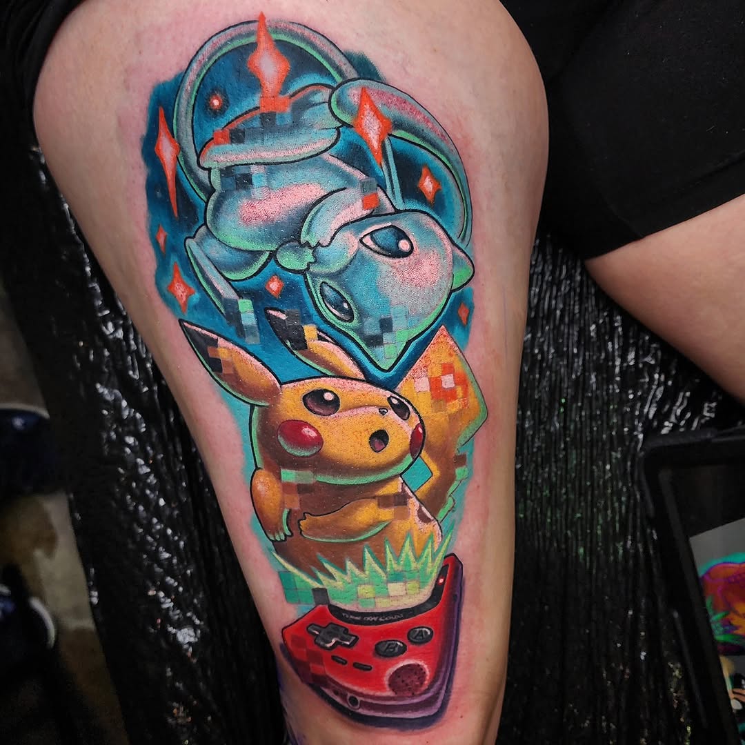 Tattoo by @adamaguastattoos — new_school