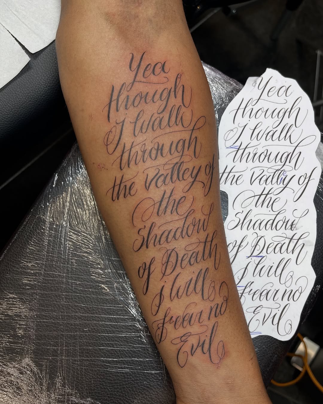 Tattoo by @nicol.ink_ — lettering_script, fine_line