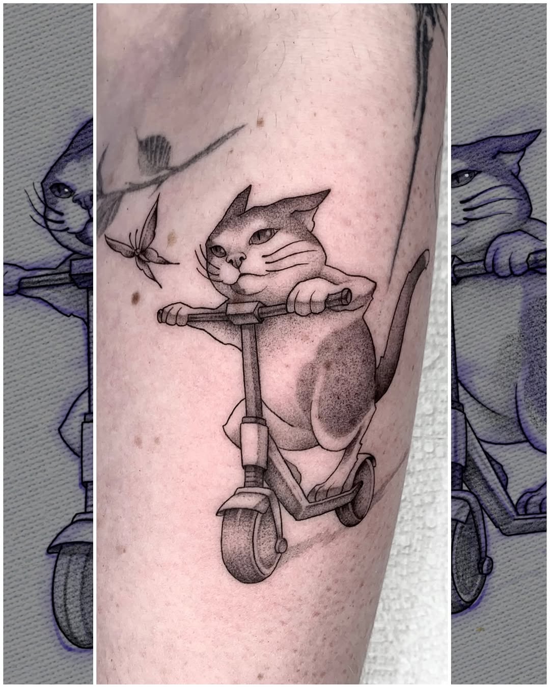 Tattoo by @lvl40lich — black_and_grey, illustrative