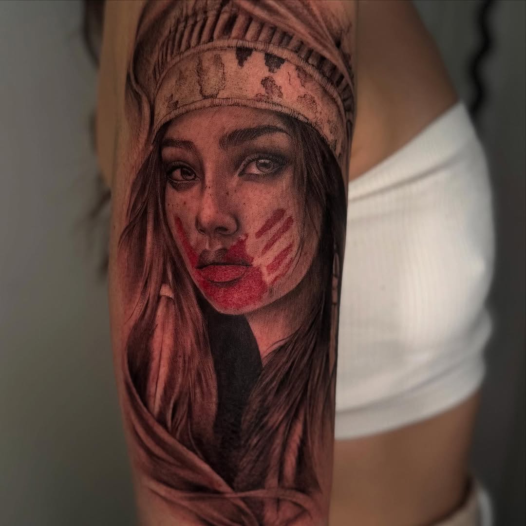 Tattoo by @kannyka.tattoo β realism, black_and_grey
