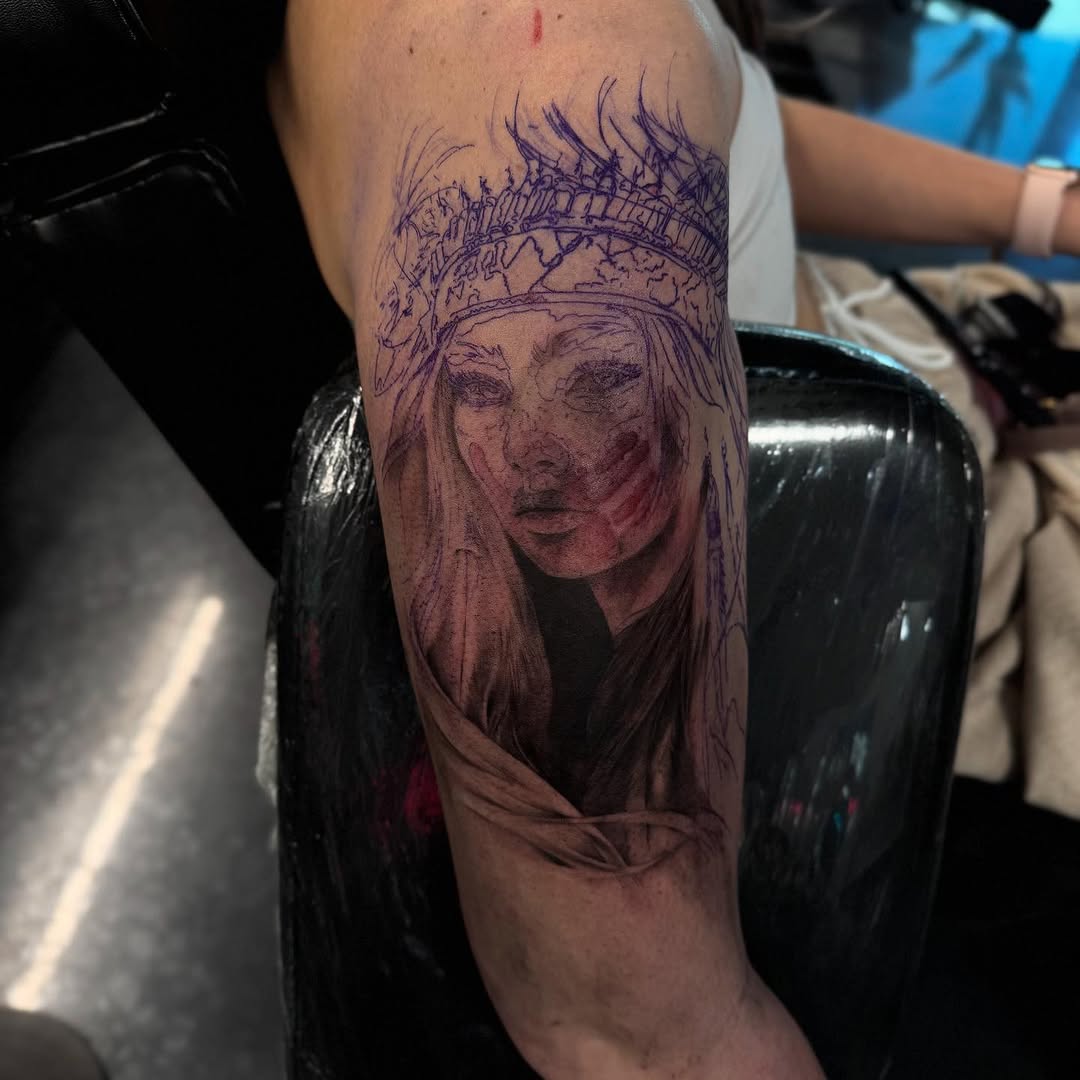 Tattoo by @kannyka.tattoo β realism, illustrative