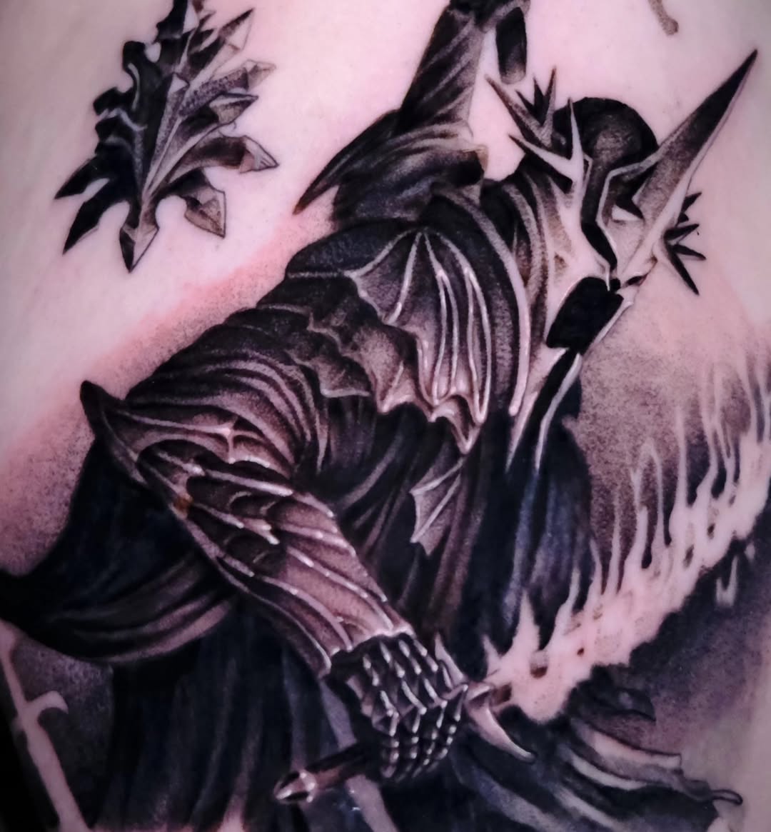 Tattoo by @graywashtash — dark_realism, black_and_grey