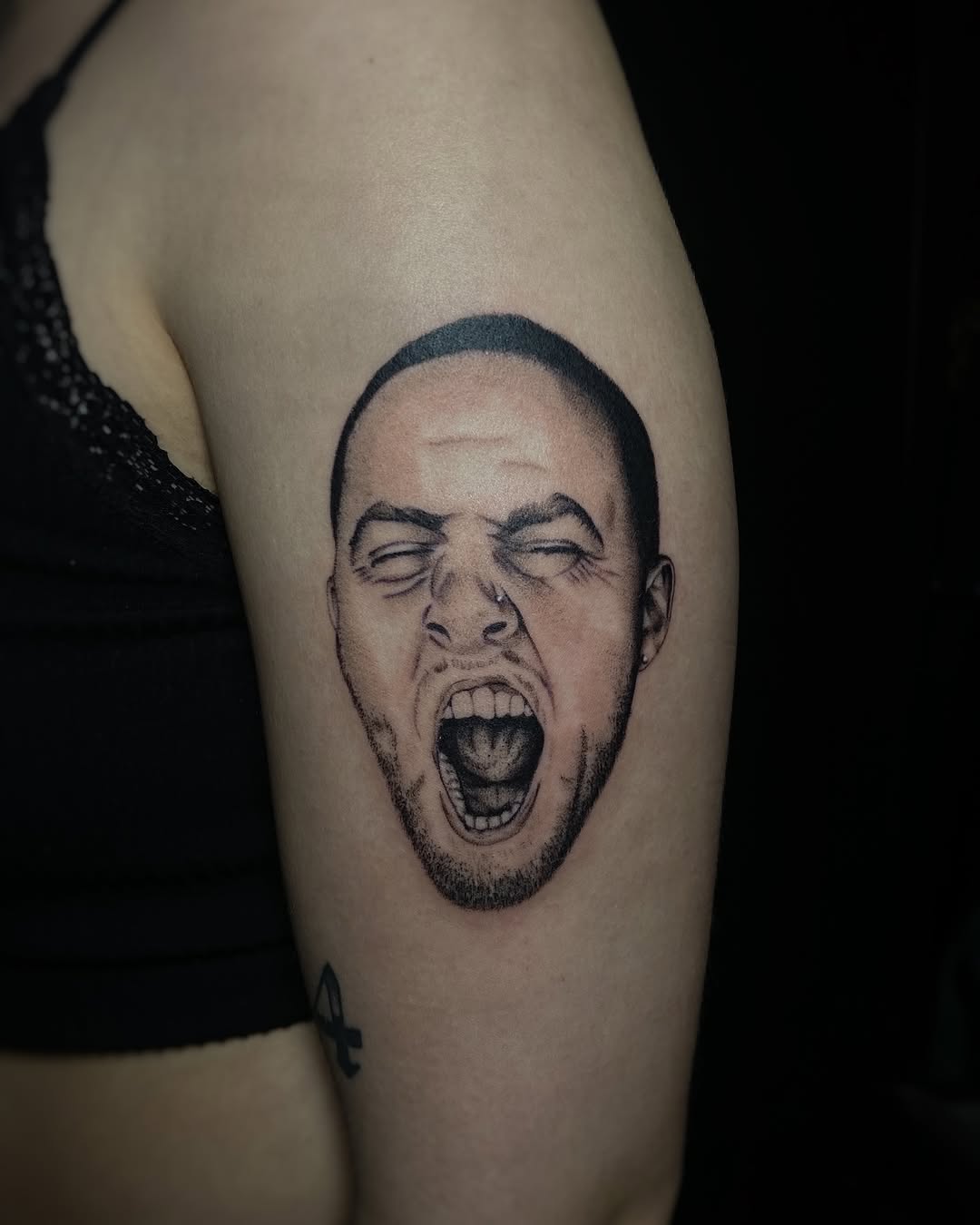 Tattoo by @cherryjaneink — realism, black_and_grey