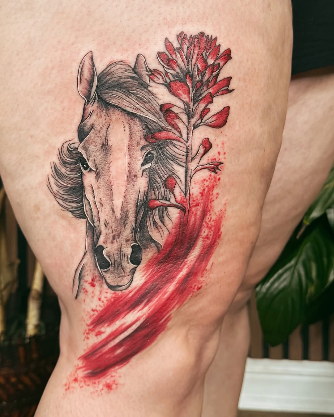Tattoo by @bremarietattoos — realism, trash_polka