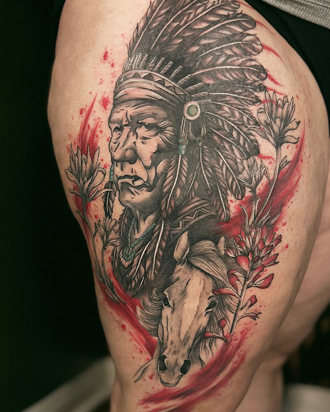 Tattoo by @bremarietattoos — realism, trash_polka