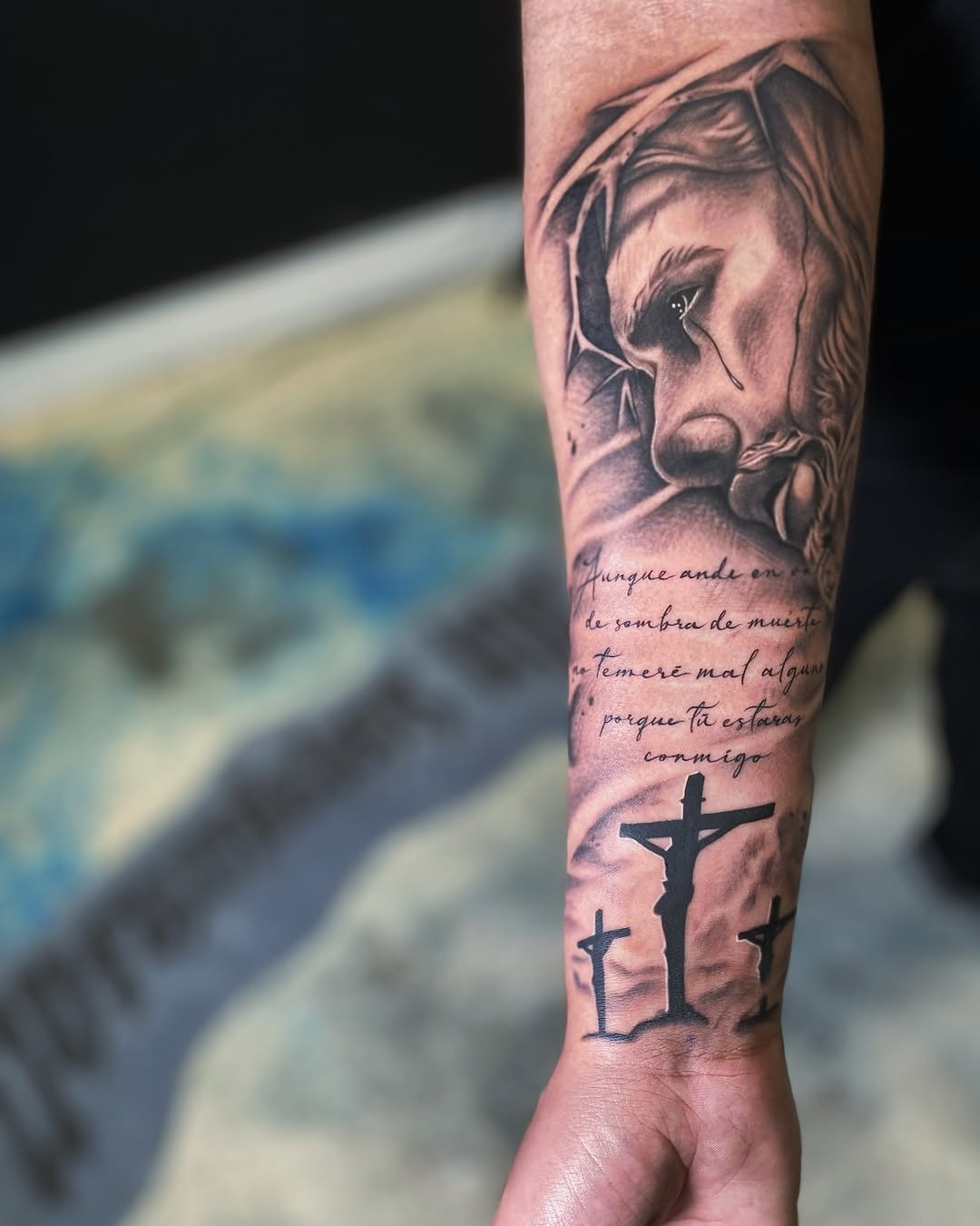 Tattoo by @jdaartist_ — black_and_grey, realism