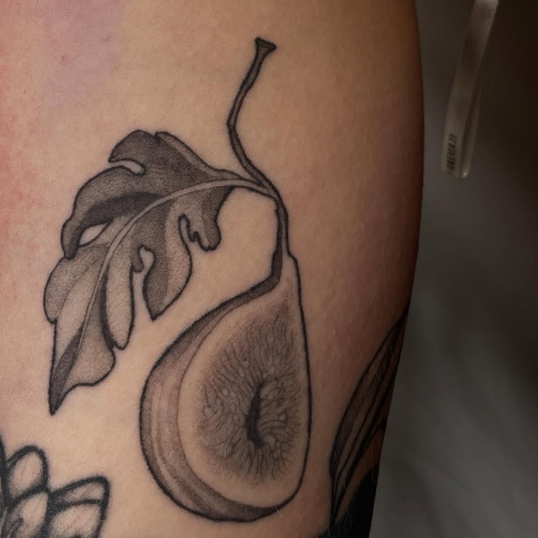 Tattoo by @softnddirty — black_and_grey, realism