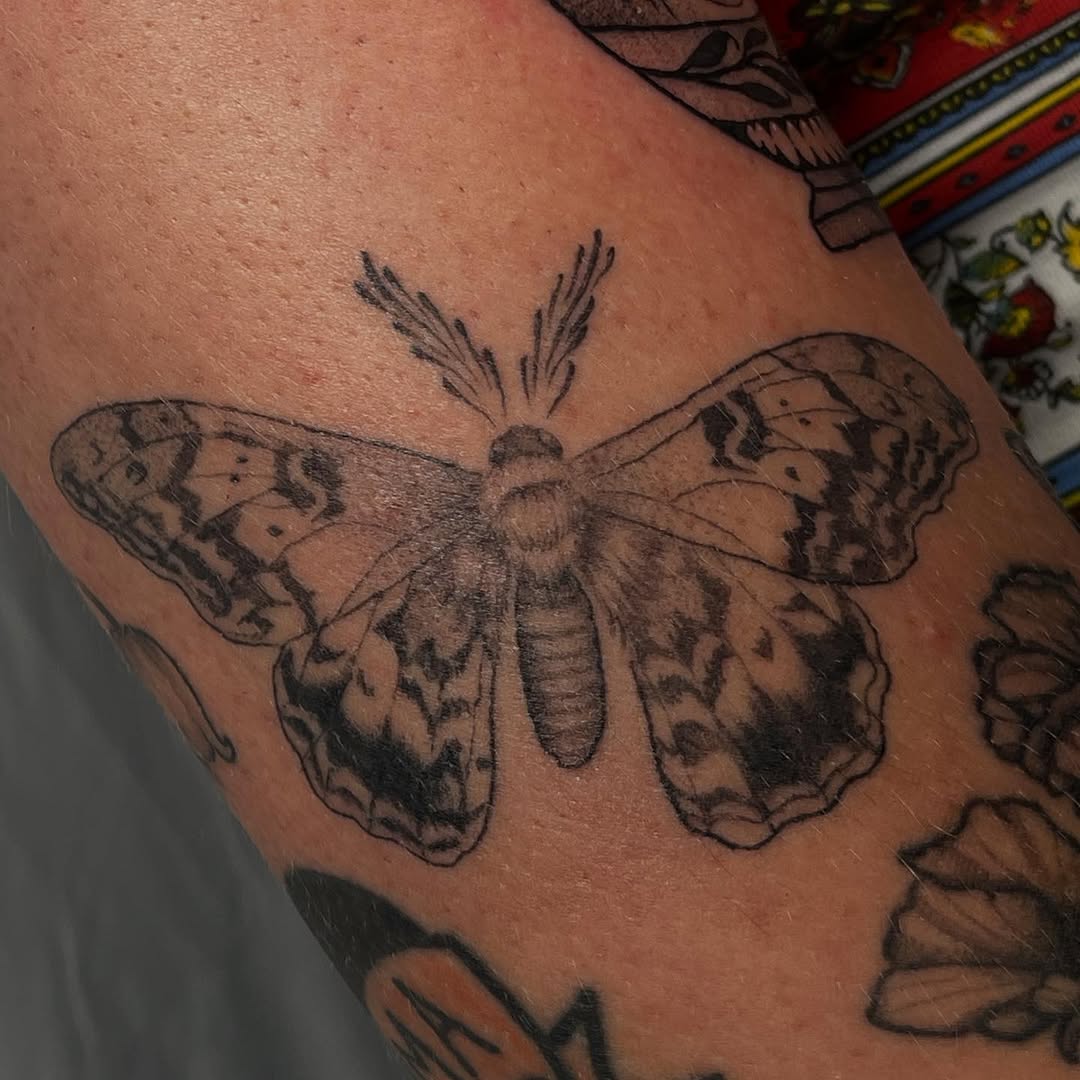 Tattoo by @softnddirty — black_and_grey, realism