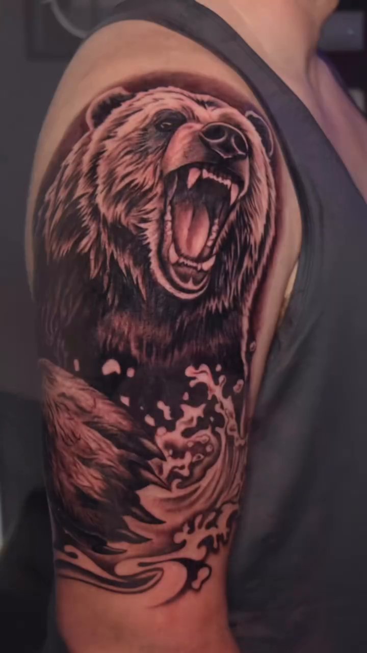 Tattoo by @michaeljoy_tattoo — realism, black_and_grey