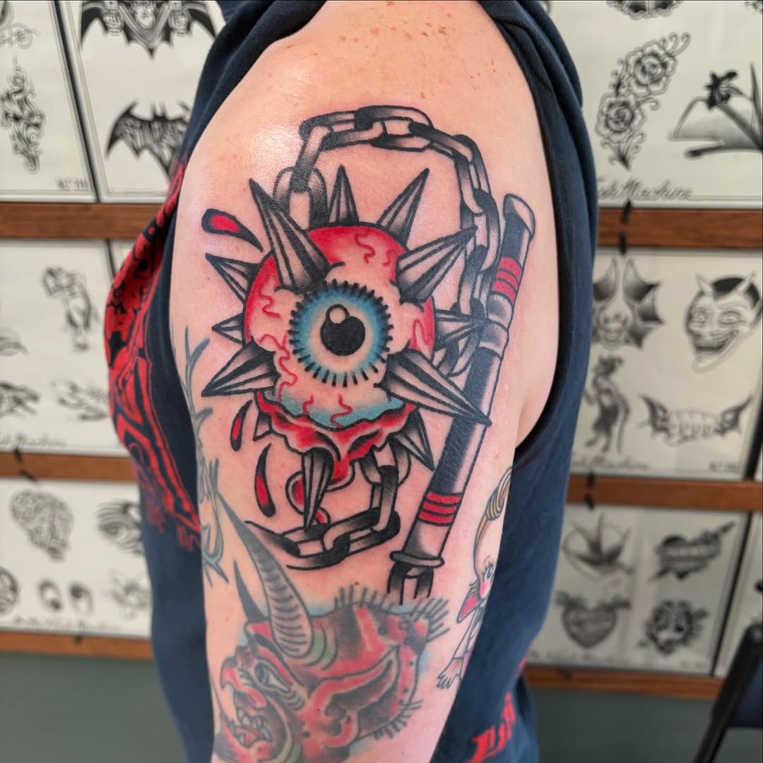 Tattoo by @fearlessfoxes — american_traditional