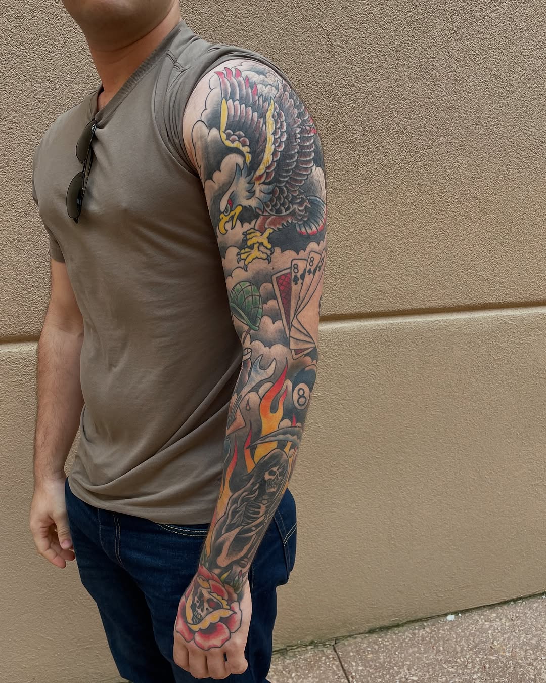 Tattoo by @mattktattoo — american_traditional, neo_traditional