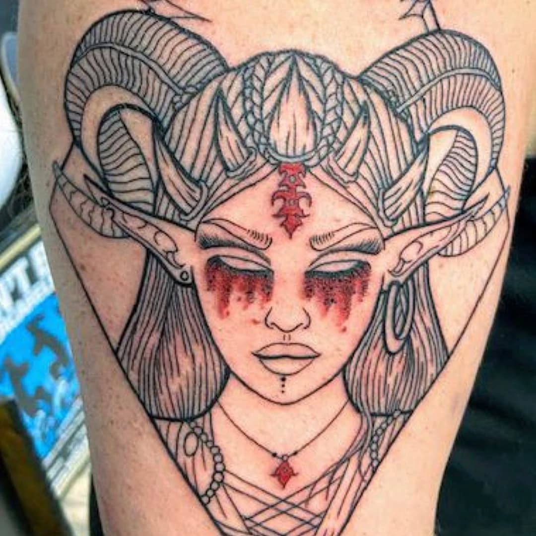 Tattoo by @franklinstein99 — blackwork, geometric