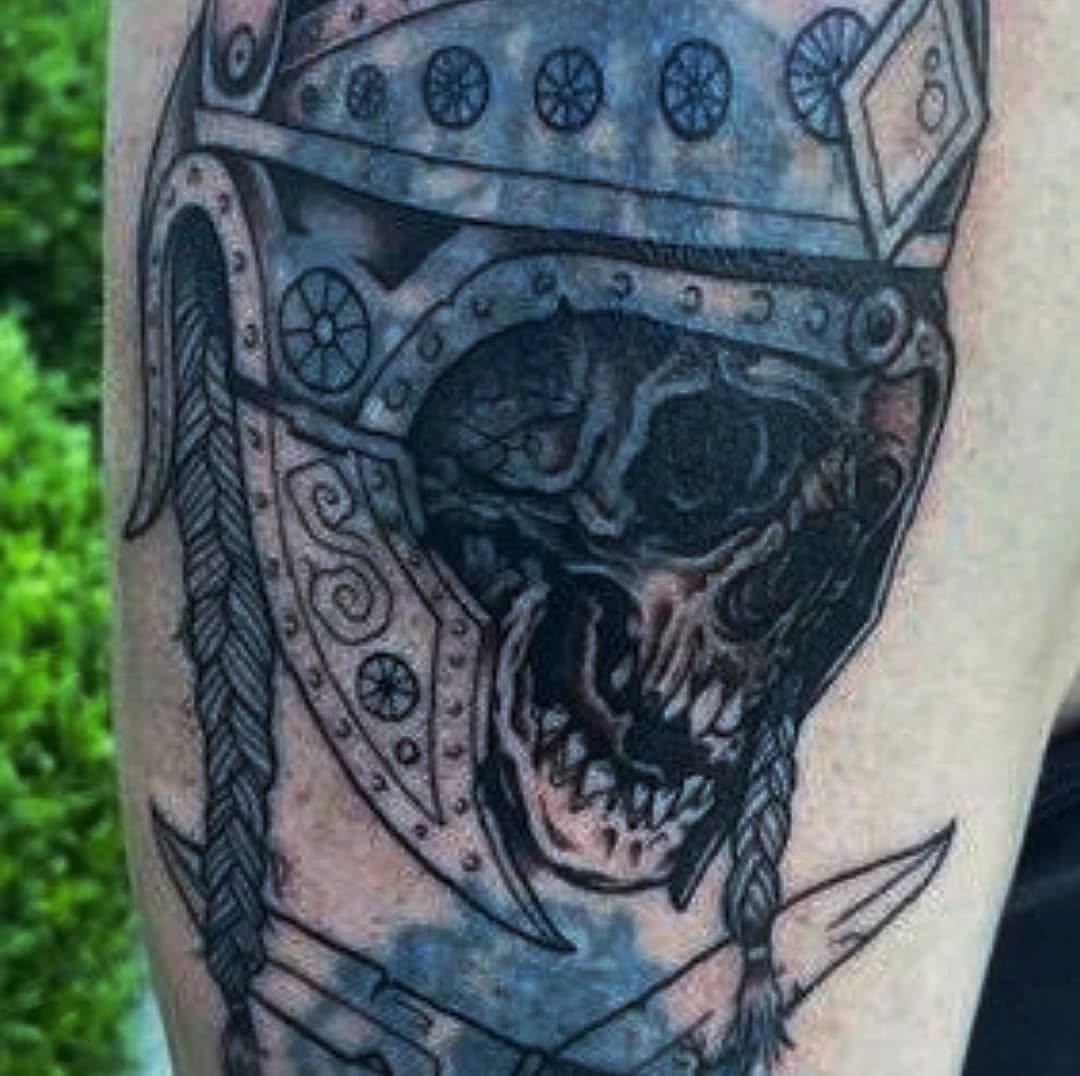 Tattoo by @franklinstein99 — black_and_grey, realism