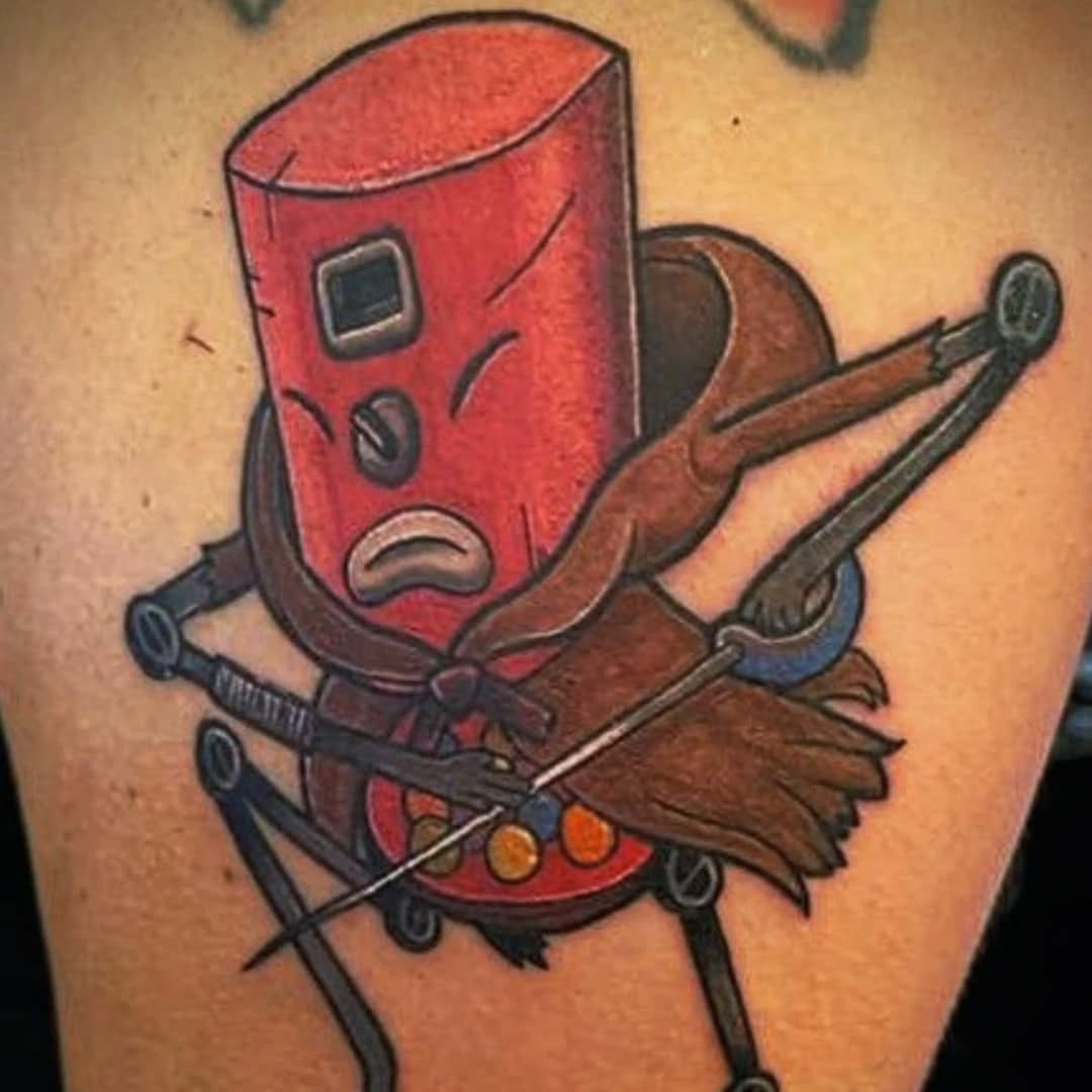 Tattoo by @franklinstein99 — new_school