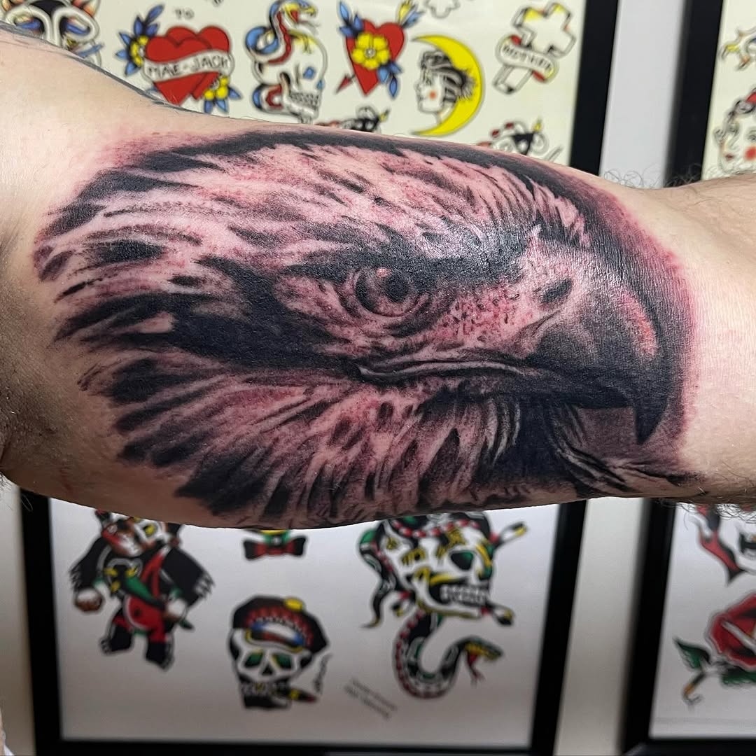 Tattoo by @tobiaztattooz — realism, black_and_grey