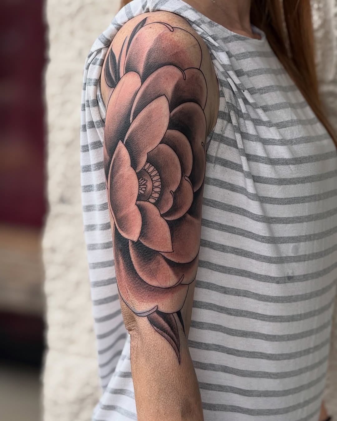 Tattoo by @sherick.tattoo — black_and_grey, realism