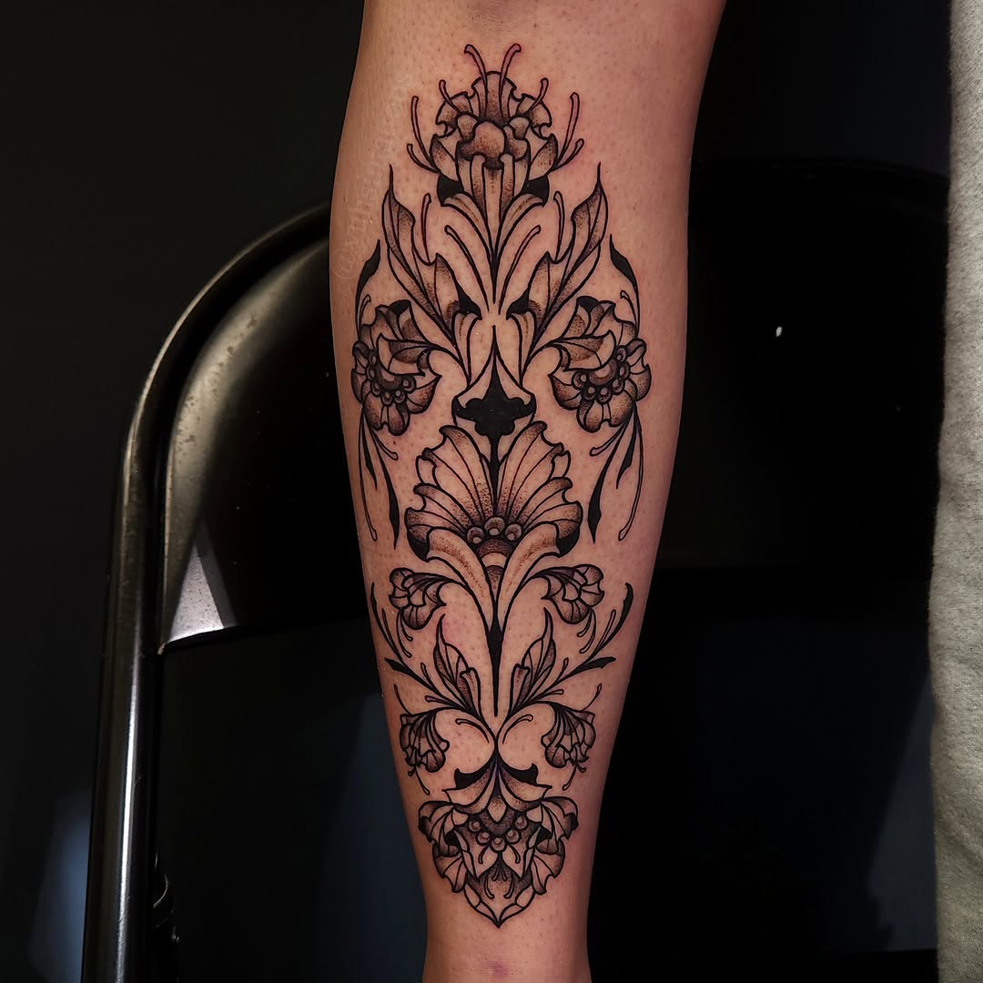 Tattoo by @yuhsintattoos โ blackwork, ornamental