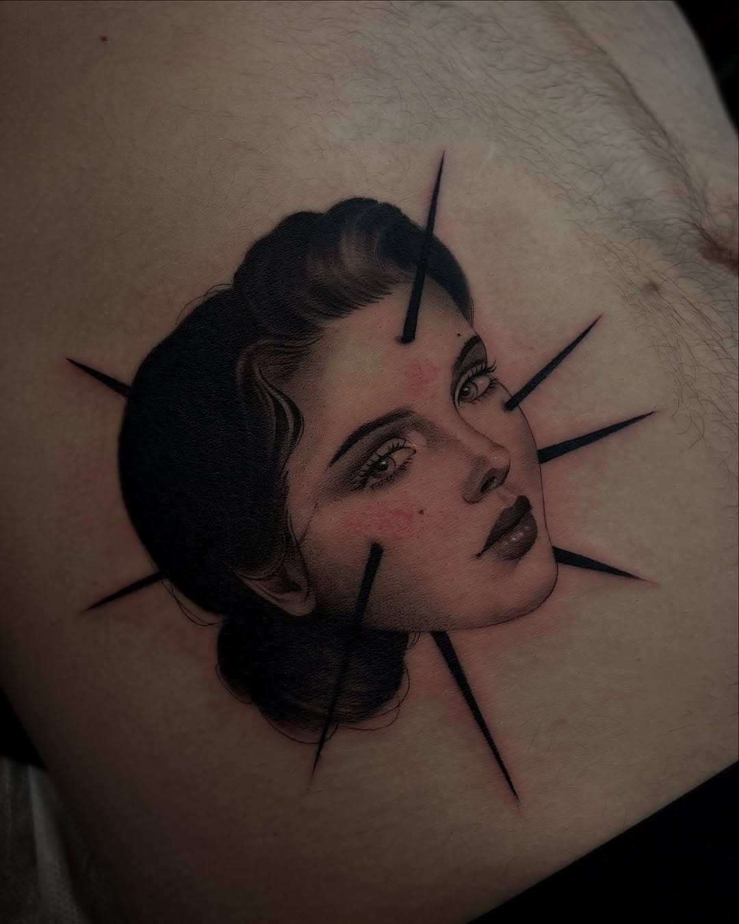 Tattoo by @tattoosbymeach — realism, black_and_grey