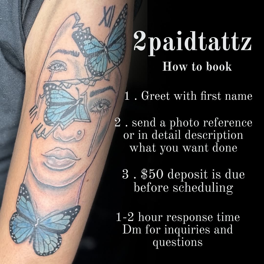 Tattoo by @2paidtattz — black_and_grey