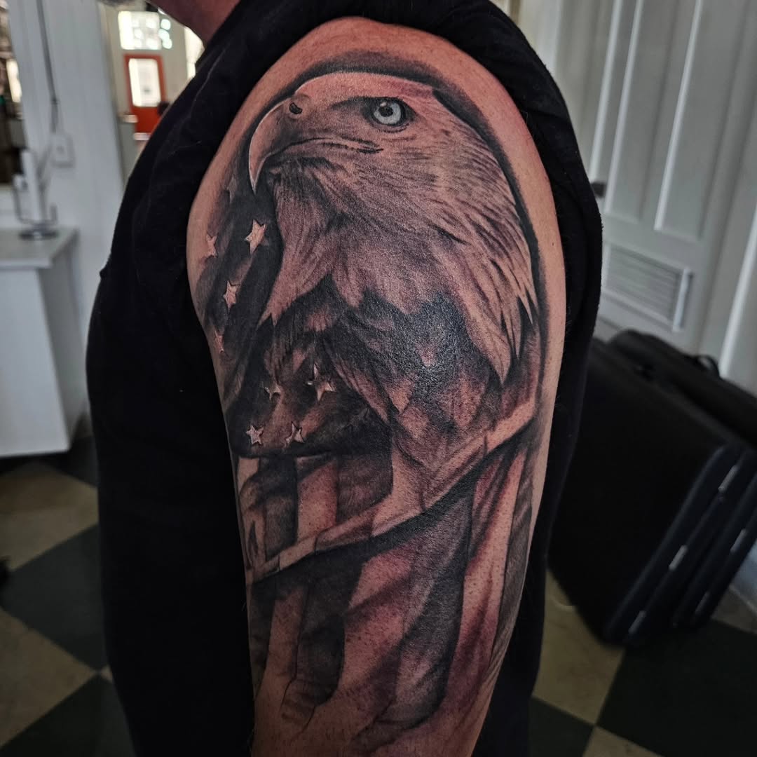 Tattoo by @davidnashart — realism, black_and_grey