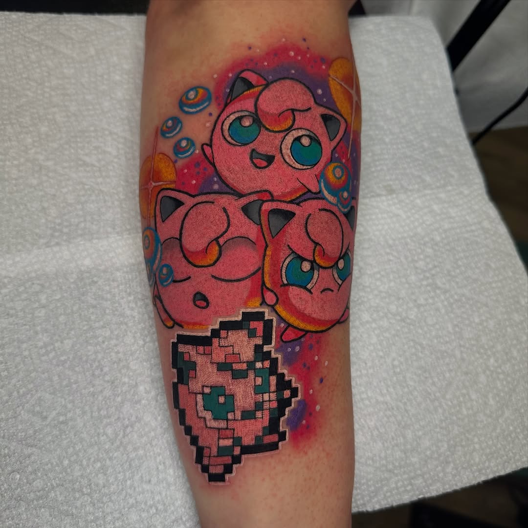 Tattoo by @eggtattooer — anime