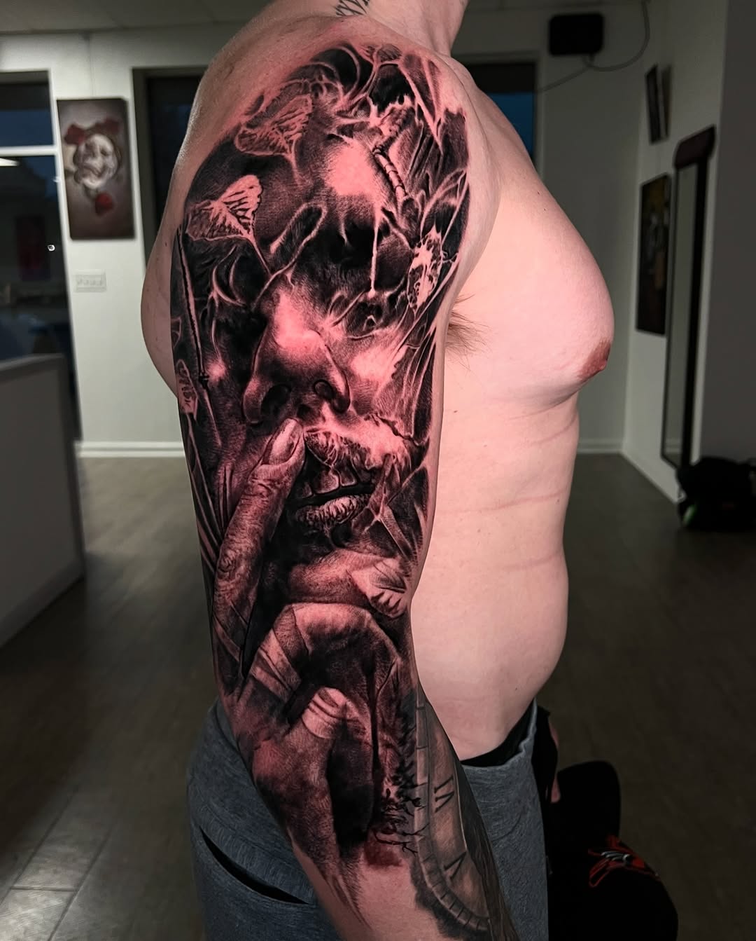 Tattoo by @joedejoya — realism, black_and_grey