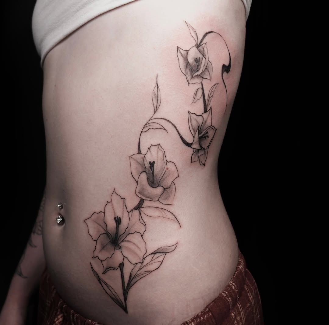 Tattoo by @love222tattoo — illustrative, black_and_grey