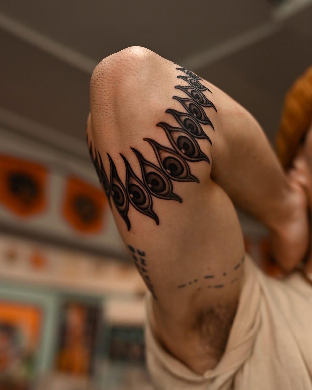 Tattoo by @monkeybob_ttt — black_and_grey, chicano