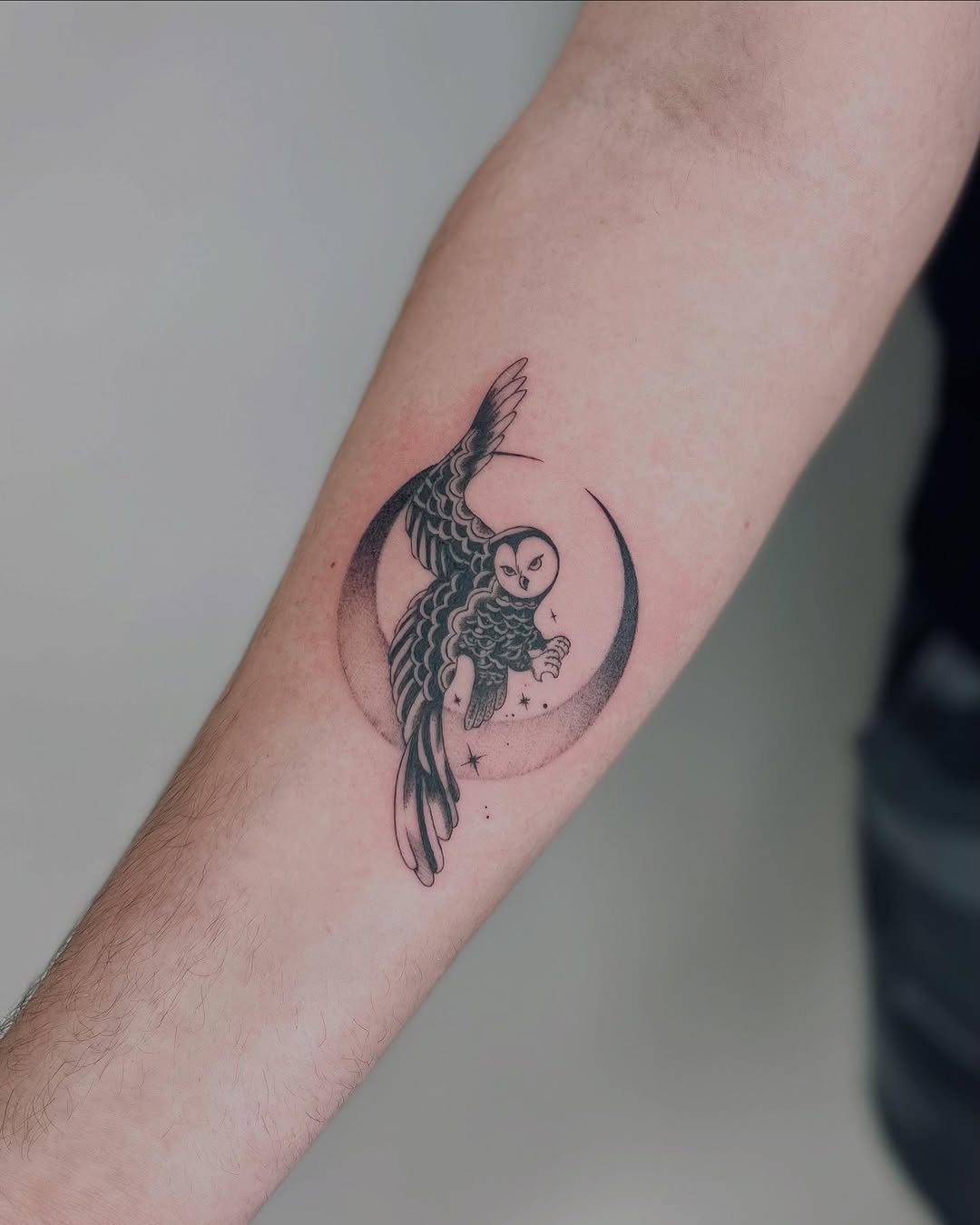 Tattoo by @tats_nina — black_and_grey, illustrative