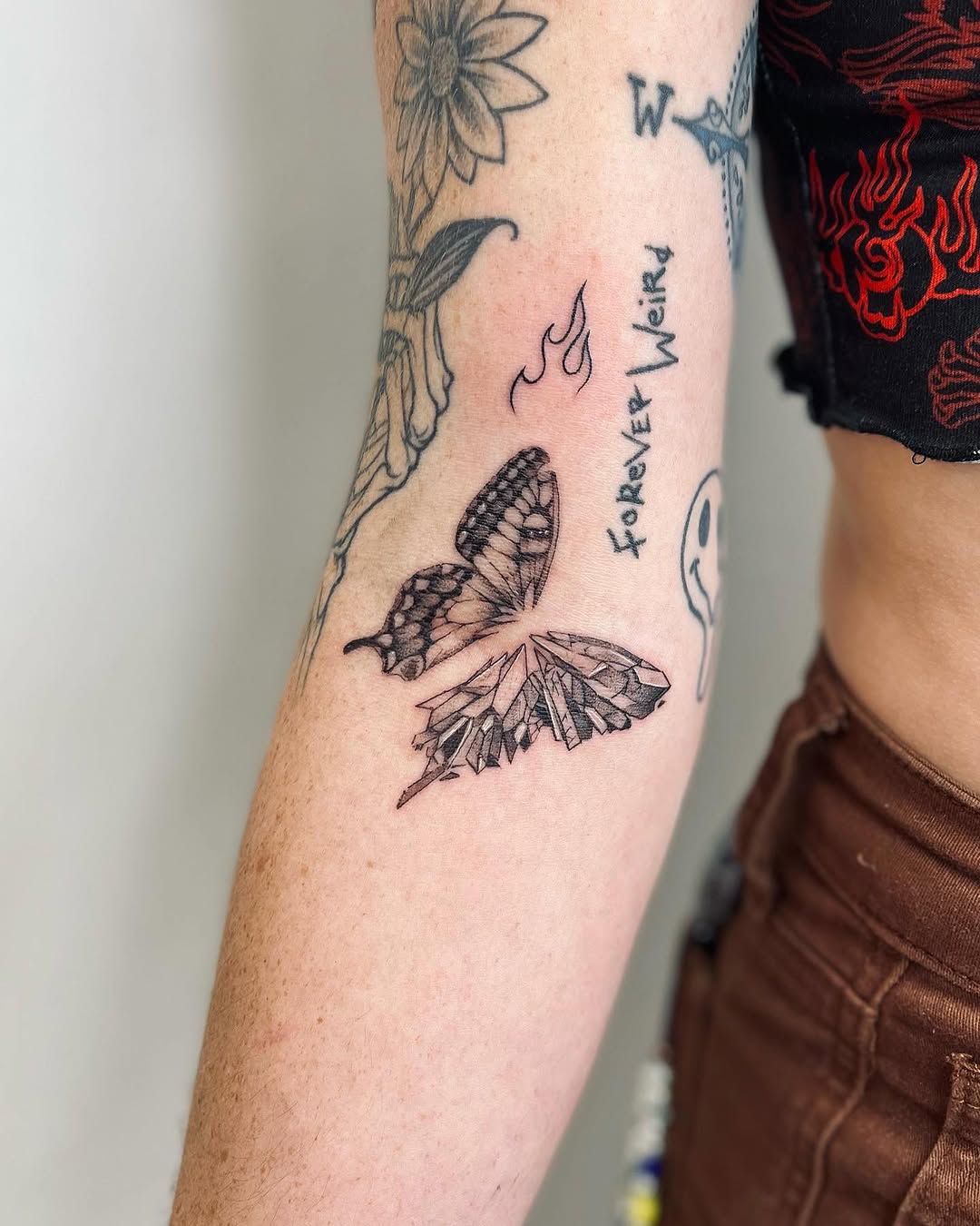 Tattoo by @tats_nina — fine_line, black_and_grey