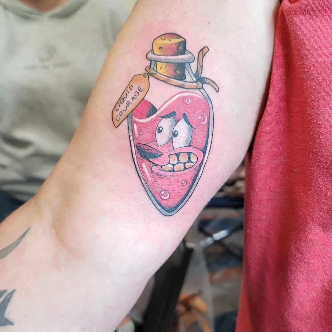 Tattoo by @xxvalhalla_tattoosxx — illustrative, new_school