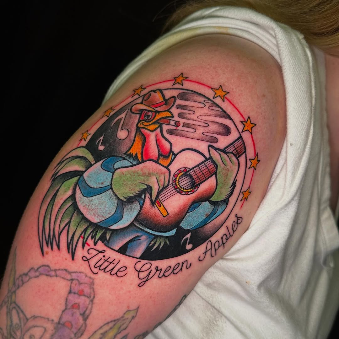 Tattoo by @jennitattoo โ american_traditional, lettering_script