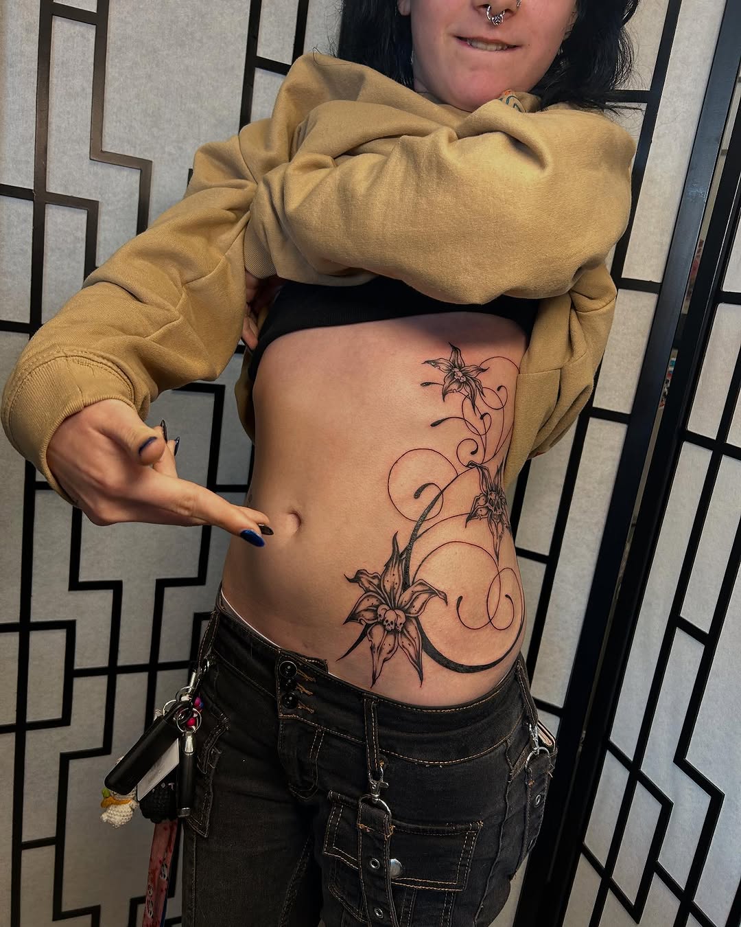 Tattoo by @fionatattooos โ fine_line, black_and_grey