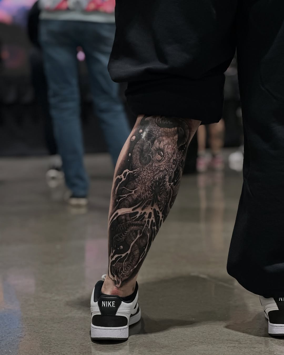 Tattoo by @carnivorousfx — japanese_irezumi, black_and_grey