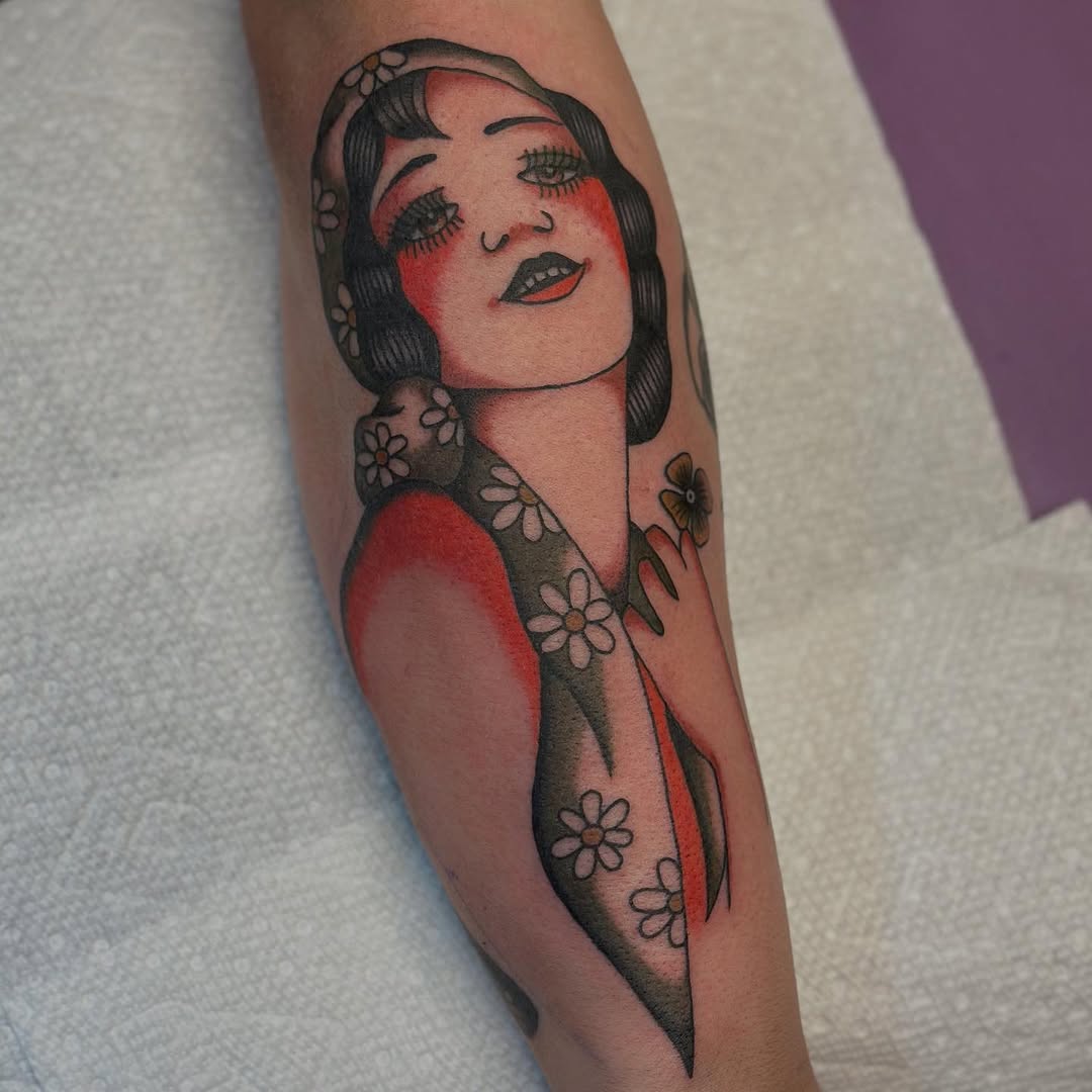 Tattoo by @ryleecoyote — american_traditional