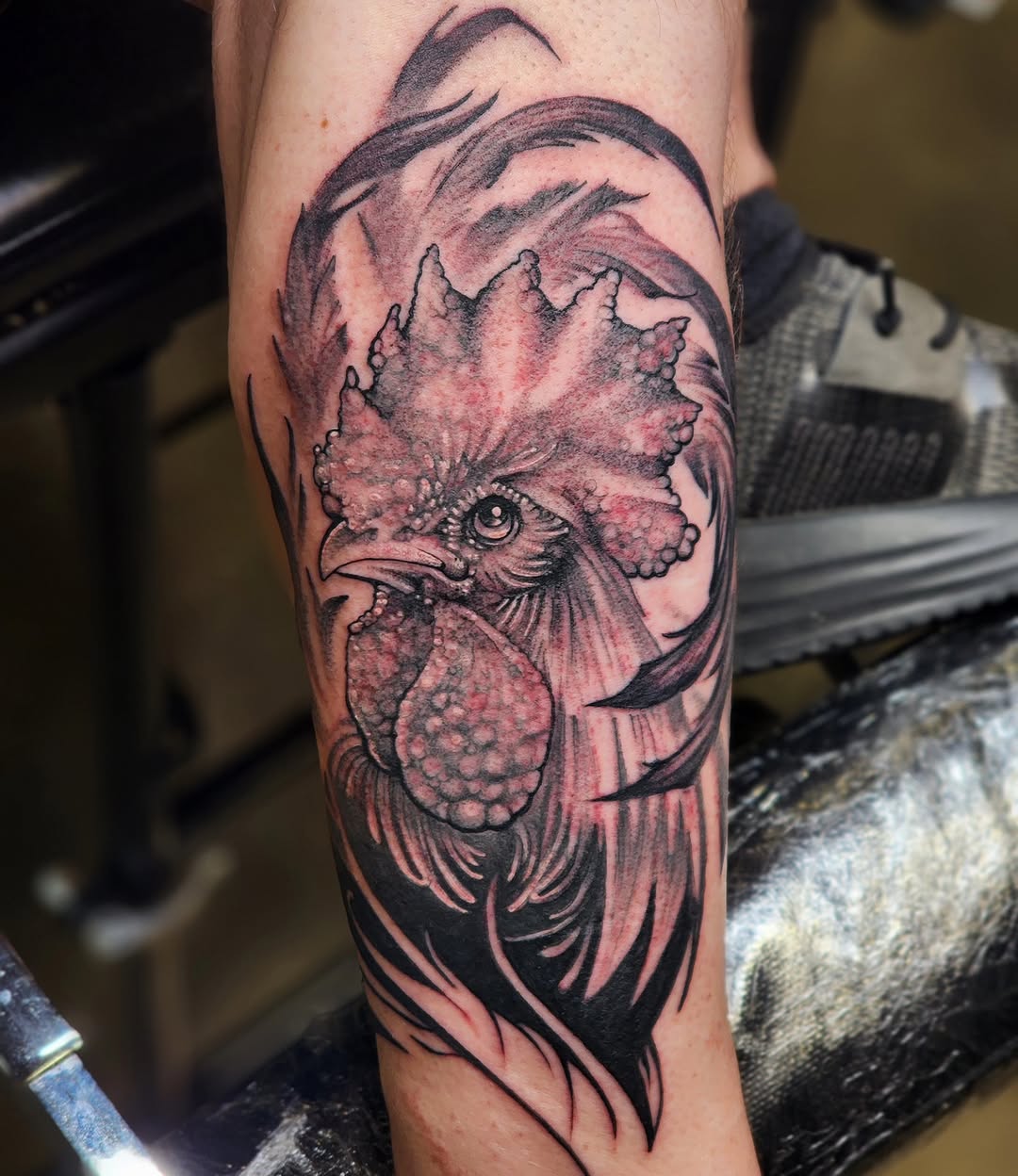 Tattoo by @401tattoo — realism, black_and_grey
