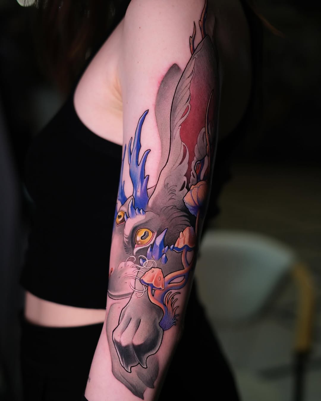 Tattoo by @annineva β new_school, illustrative