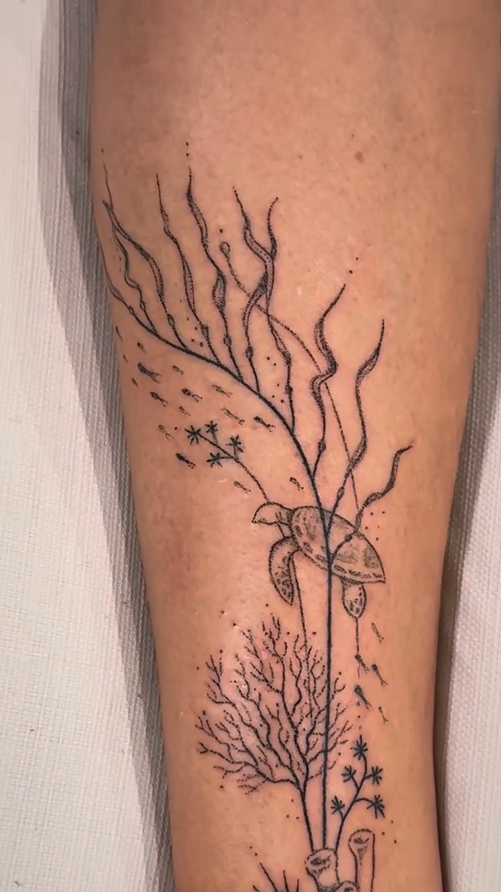 Tattoo by @gaya.creates — illustrative, fine_line